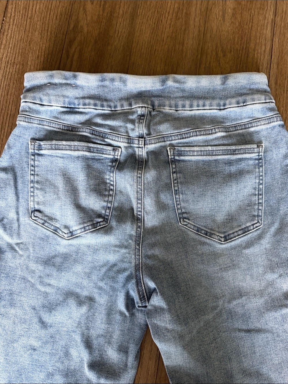 Chico's Light Blue Cropped Distressed Jeans - Picture 6 of 8